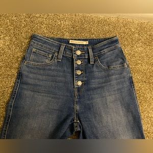 Levi’s 721 high rise skinny ankle jean